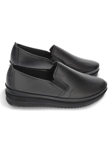 Kadın Comfort Taban Rahat Ayakkabı Yanı Lastik Detaylı Tam Kalıp Günlük Ayakkabı fiyatları