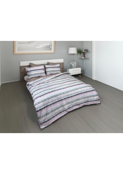 Trg Home Çift Kişilik Modern Nevresim Takımı Lastikli Çarşaf