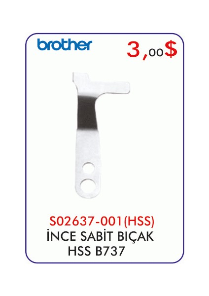 B737 Hss Ince Sabit Bıçak