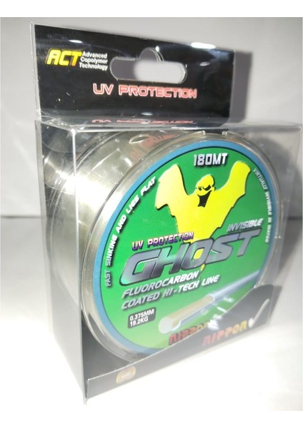 Ghost 180 mt Fluorocarbon Misina - 0,37 mm