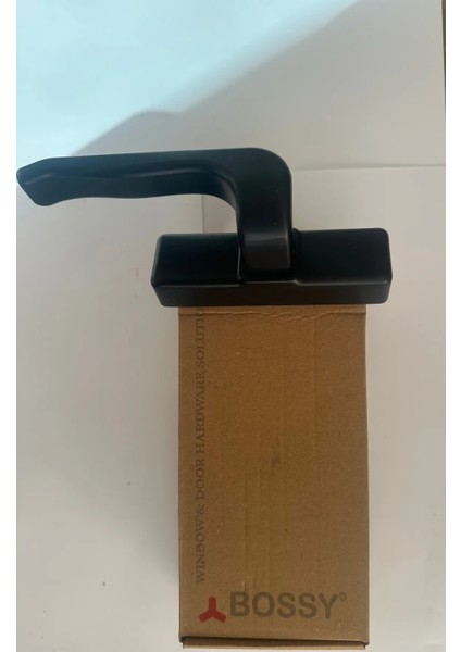 Tek Maça Alüminyum Cephe Pencere Kolu(Siyah)