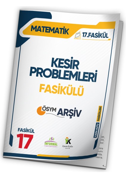 2025 Dgs Matematik Kesir Problemleri Ösym Çıkmış Soru Bankası Modüler Set Çözümlü 17.fasikülü