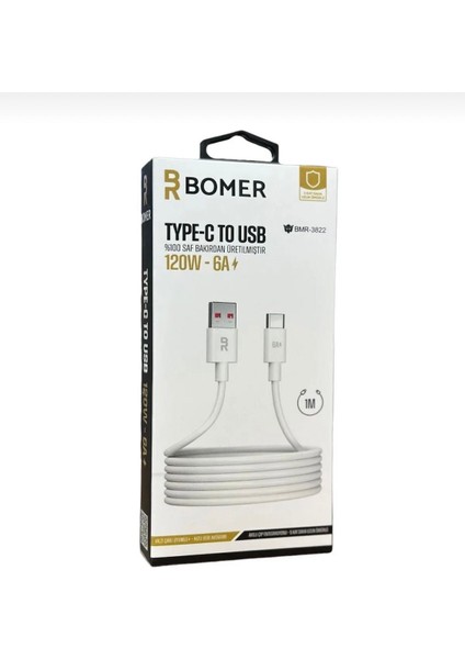 Type-C To USB Şarj Kablosu