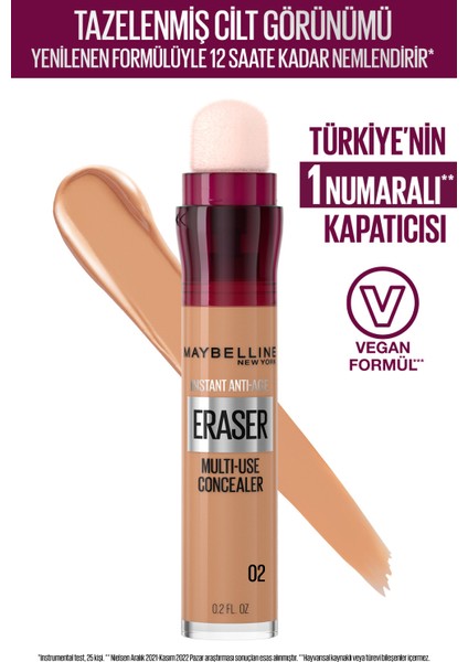 Instant Anti Age Eraser Kapatıcı - 02 Nude