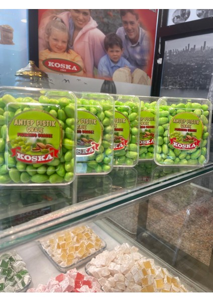 Miniş Yeşil Antep Fıstık Draje 110 gr Koli (24 Adet ) indirimleri