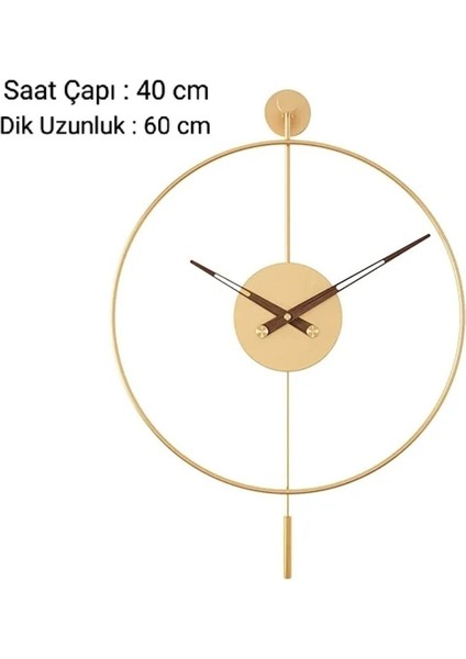 Gold 3'lü Tiktok 40 cm Set ( Ceviz 18 Akrep Yelkovan ), Tiktok Duvar Saati , Çiçeklik 60 Yükseklik fırsatları