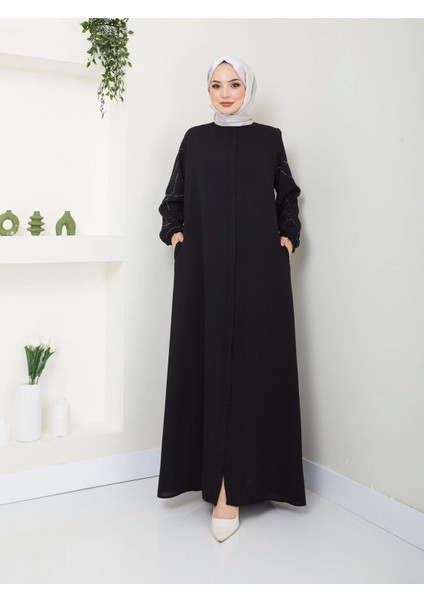 Kol Taş Detaylı Ferace