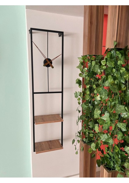 Duvar Saati Kitaplık , Modern Dekoratif Raf Kitaplık Metal Demir Duvar Saati fiyatları