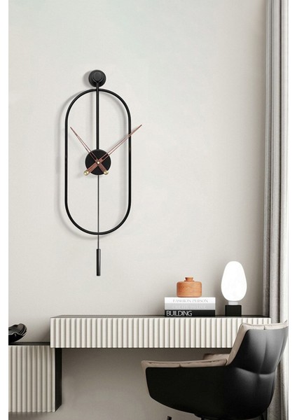 Serenity Black, Dekoratif Modern Duvar Saati