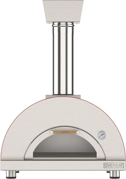 Kırmızı - 1 Pizza'lı Odun Ateşli Fırın