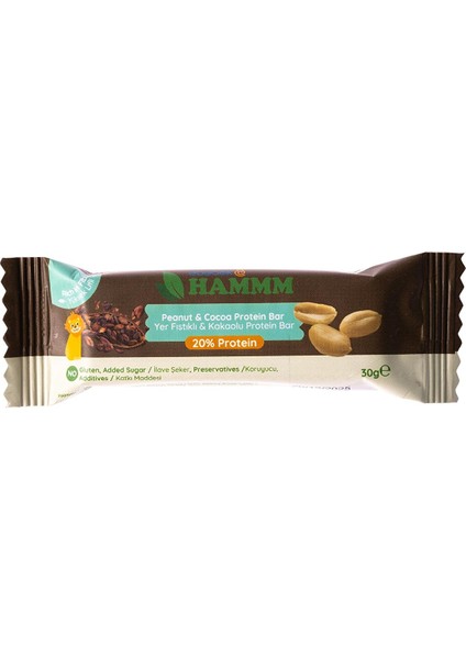 Yer Fıstıklı Kakaolu Bar 30GR