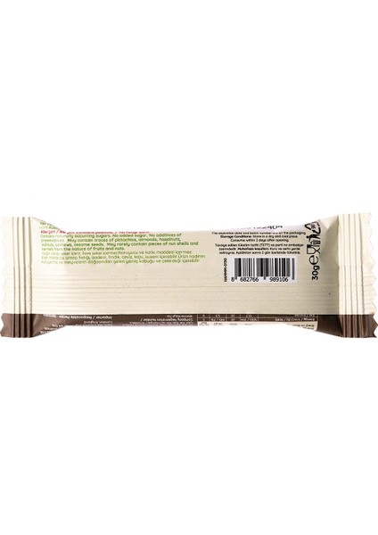 Yer Fıstıklı Kakaolu Bar 30GR fiyatları
