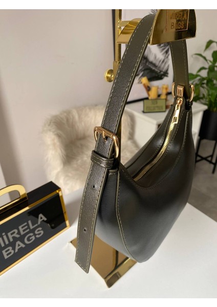 Merry Yeşil Kadın El Veomuz Çantası