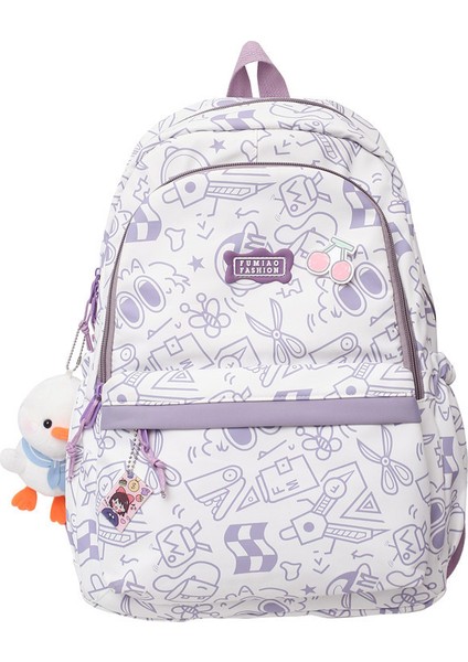 Sırt Çantası Lise Ortaokul Öğrencileri Büyük Kapasiteli Sırt Çantası (Yurt Dışından)