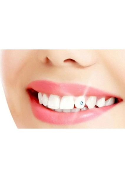 Kadın Gümüş Diş Taşı Diş Pırlantası 5 Adet