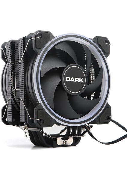 Freezer X128 2x12cm FRGB LED Intel & AMD Uyumlu PWM Fanlı 4x Isı Borusu İşlemci Soğutucu (DKCCX128)
