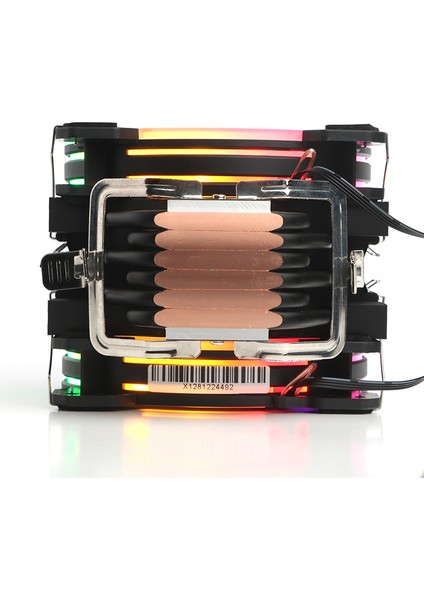 Freezer X128 2x12cm FRGB LED Intel & AMD Uyumlu PWM Fanlı 4x Isı Borusu İşlemci Soğutucu (DKCCX128)