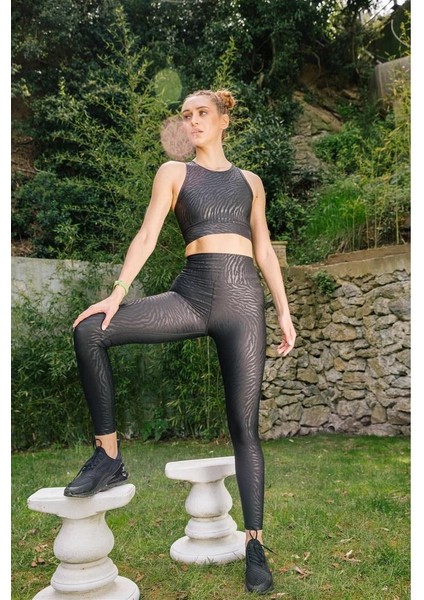 Superstacy Kadın Leopar Desenli Spor Bra SS3737 modelleri