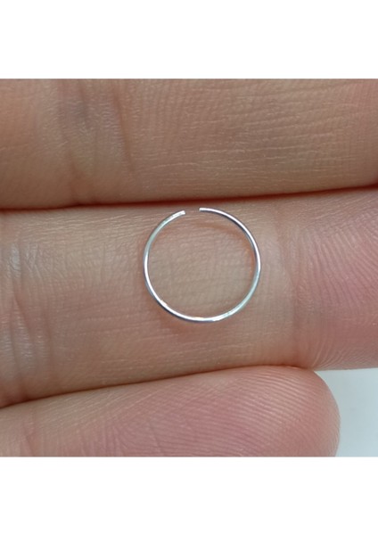 925 Ayar Gümüş Düz Halka Hızma