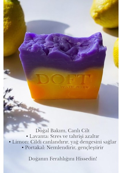 Doft Lavanta Limon ve Portakal Esanslı Şans Dolu Sabun 150 gr fırsatları