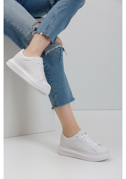 Beyaz Kadın Sneaker 0156