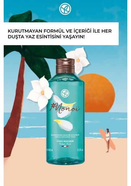 Monoi Saç Ve Vücut Şampuanı 400 Ml