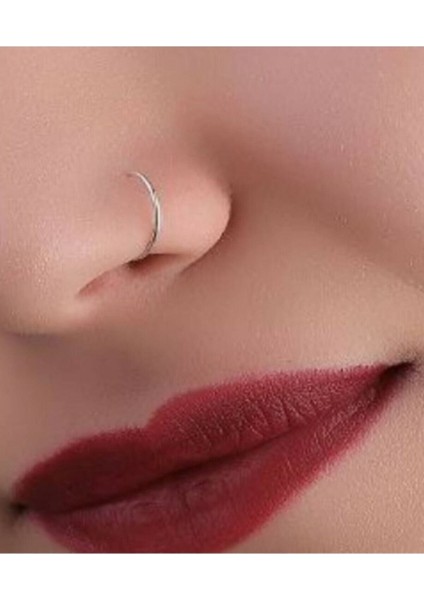 Kadın Gümüş Düz Halka Hızma