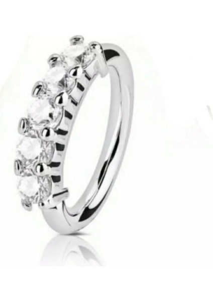 925 Ayar Gümüş Taşlı Halka Hızma modelleri