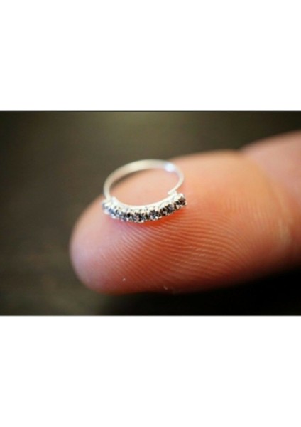 925 Ayar Gümüş Taşlı Halka Hızma fırsatları