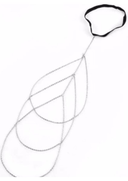 Bacak Zinciri Gümüş Renk fiyatları