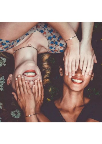 2'li Kalp ve Gülen Surat Detaylı Sevgili Arkadaşlık Bff Ayarlanabilir Bileklik Seti modelleri