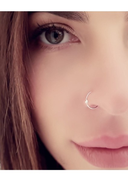 925 Ayar Gümüş Kilitli Halka Hızma