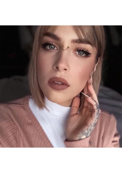 Çelik Kavisli Piercing Siyah