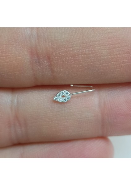 Gümüş Deliksiz Sıkıştırmalı Hızma 925 Ayar