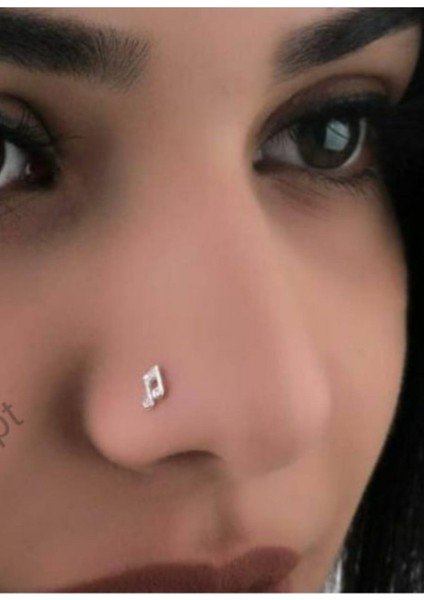 925 Ayar Gümüş Taşlı Nota Hızma