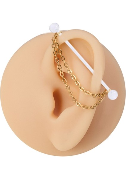 Köprü Piercing Altın
