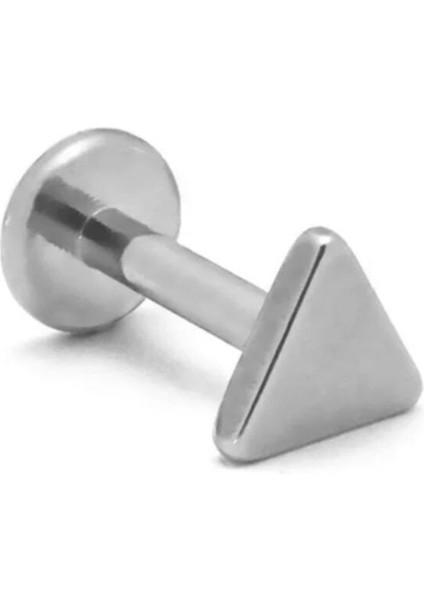 Cerrahi Çelik Üçgen Tragus Helix Piercing Gümüş Renk