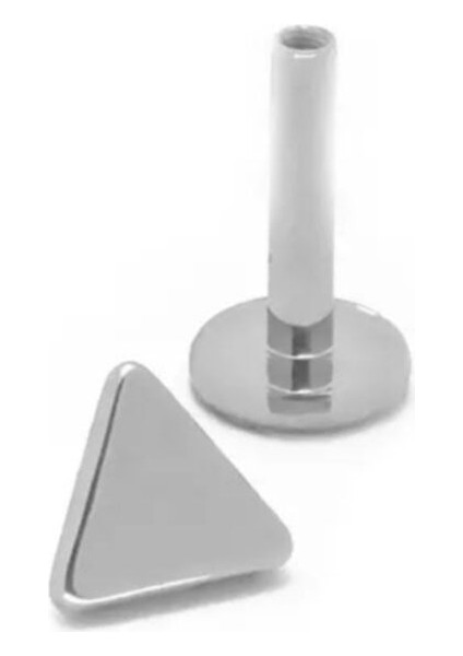 Cerrahi Çelik Üçgen Tragus Helix Piercing Gümüş Renk fiyatları