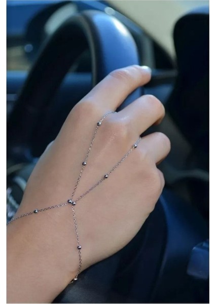 Gümüş Kaplama Şahmeran Bileklik