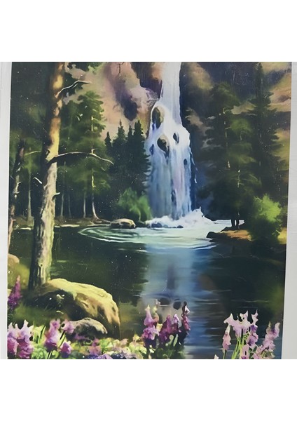 5d Yapışan Boncuk Goblen Mozaik Tablo Pano 40 x 50 cm 77074