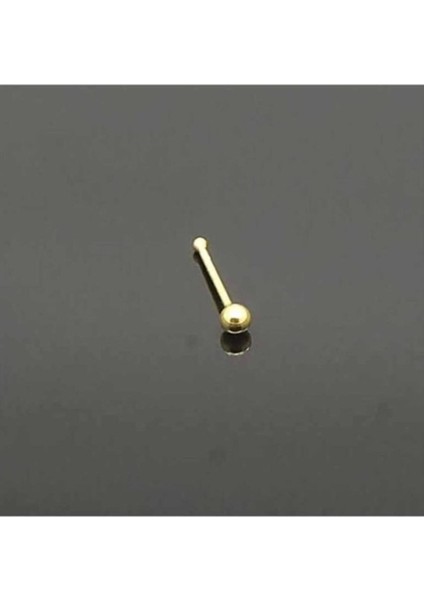 Gold Top 22 Ayar Altın Kaplama 925 Ayar Gümüş Kadın Hızma 2 mm