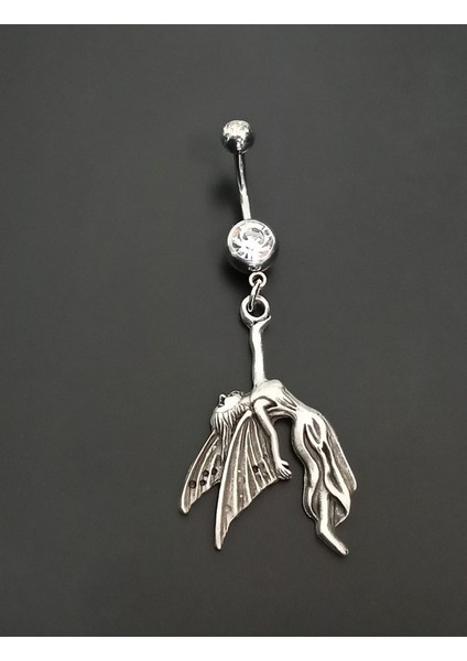 Cerrahi Çelik Sallantılı Göbek Piercing