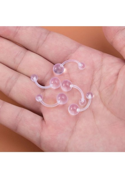 Bioplast Antialerjik Şeffaf Göbek Piercing