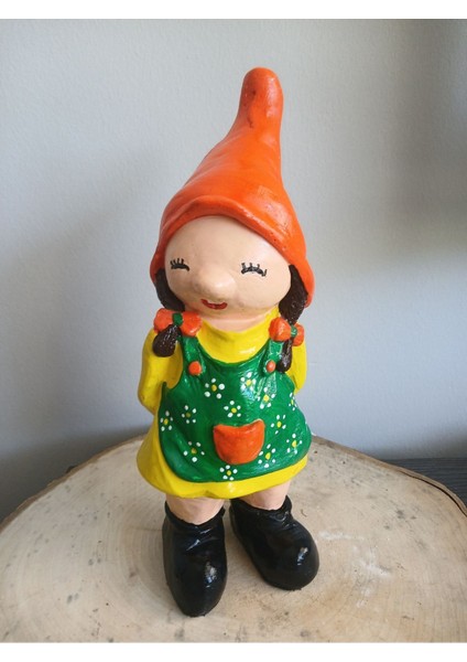 Kız El Yapımı Bahçe Decor Cüce 1 Adet fiyatları