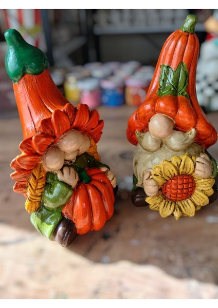 Şans Büyük Boy Cüce Dekoratif Biblo Heykel Hediyelik Bahçe Dekorasyon Süsleme fiyatları