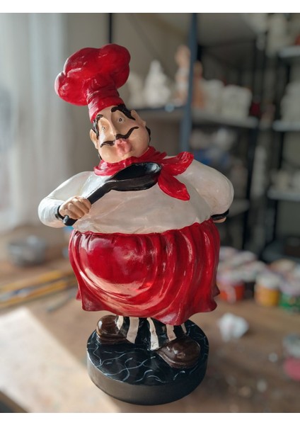 Aşçı Büyük Boy Biblo