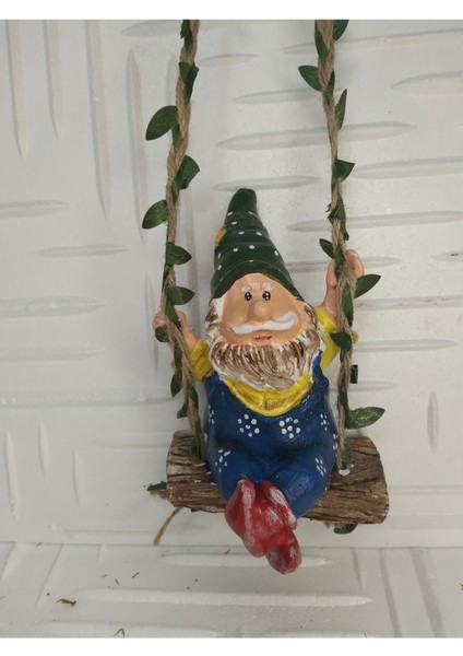 Sallanan Cüce Dekoratif Biblo Heykel Hediyelik Bahçe Dekorasyon Süsleme modelleri