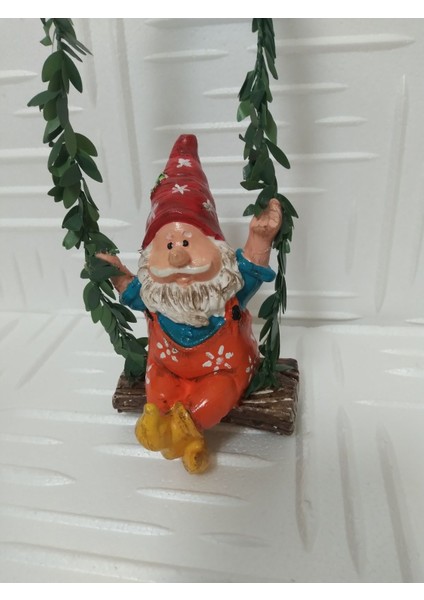 Sallanan Cüce Dekoratif Biblo Heykel Hediyelik Bahçe Dekorasyon Süsleme modelleri