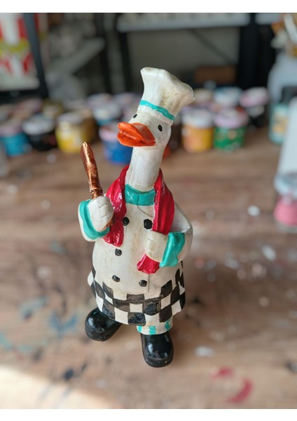 Aşçı Ördek Kaşıklı Biblo fiyatları