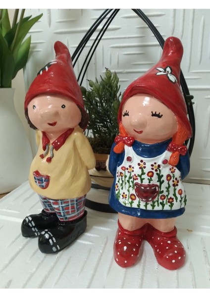 Kız El Yapımı Bahçe Decor Cüce 1 Adet fırsatları